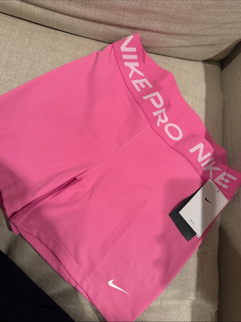 Nike Pro Women’s Hot Pink Bike Shorts